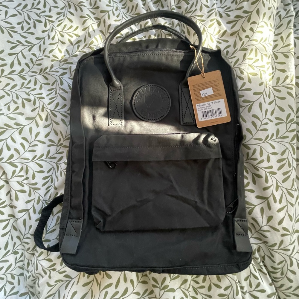 Black No. 2 Backpack Kanken New